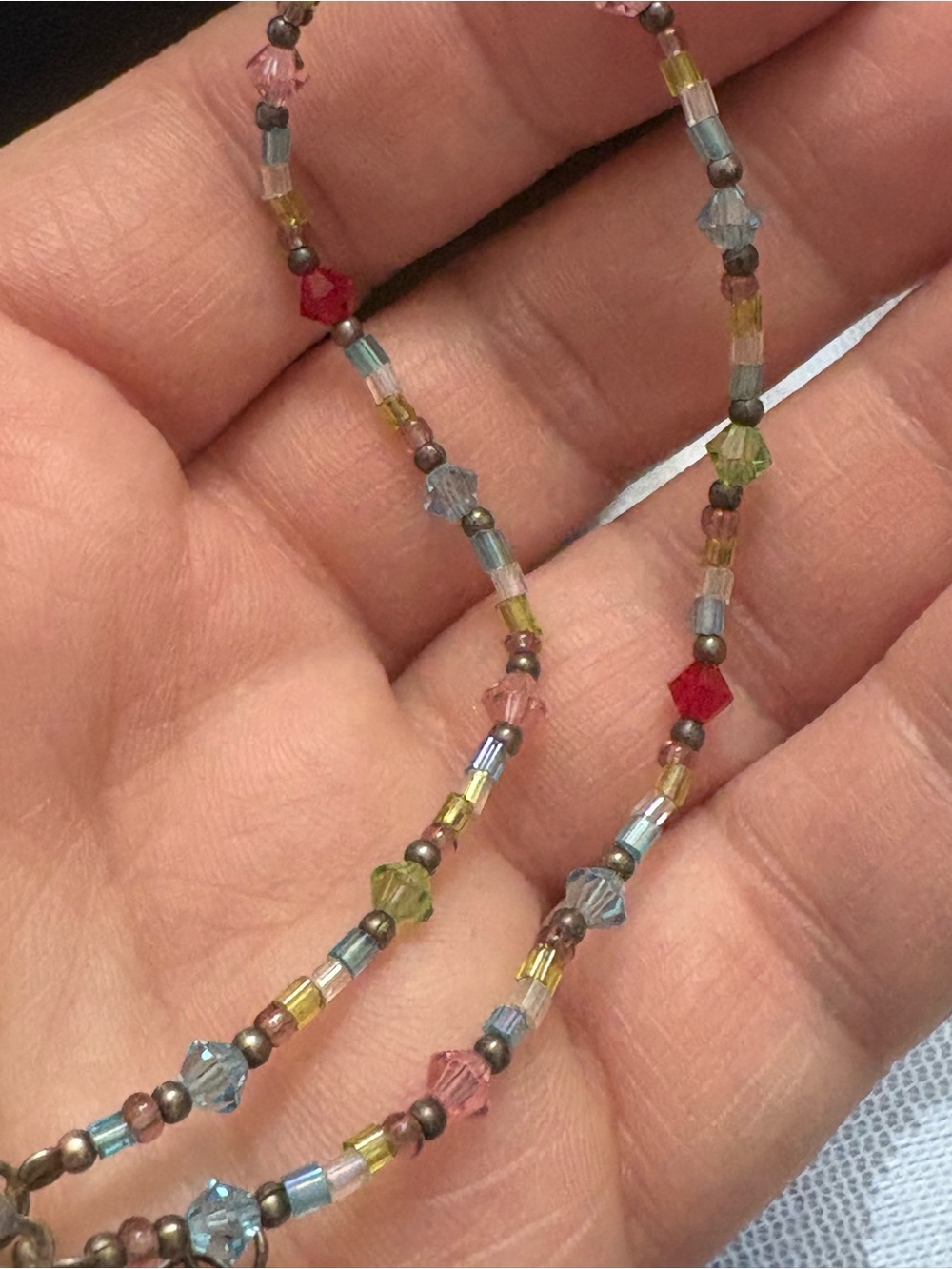 Multicolor Seed Bead Necklace - Women Jewelry